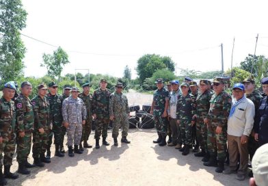 A seven-nation Interim Observer Team (IOT), led by Malaysian Defence Attaché to the Kingdom of Cambodia, and joined by other residents and non-resident Defence Attaché to the Kingdom of Cambodia conducted an observation visit to Prey Chan Village, O’ Bei Choan Commune, Srok O’ Chrov District, Banteay Meanchey Province. The visit was conducted following the reports of illegal barbed wire installation by the Thai armed forces on August 12–13, 2025. These developments occurred subsequent to the ceasefire agreement and the release of the joint statement during the Extraordinary Cambodia –Thailand General Boundary Committee Meeting (GBC Meeting) held on 7 August 2025, in Malaysia.